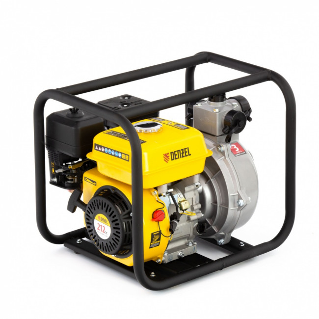 Мотопомпа бензиновая высоконапорная PX-50H, 7 л.с, 2", 600 л/мин, глубина 8 м, напор 65 м Denzel ( 99203 ) Мотопомпа бензиновая высоконапорная PX-50H, 7 л.с, 2", 600 л/мин, глубина 8 м, напор 65 м Denzel ( 99203 )