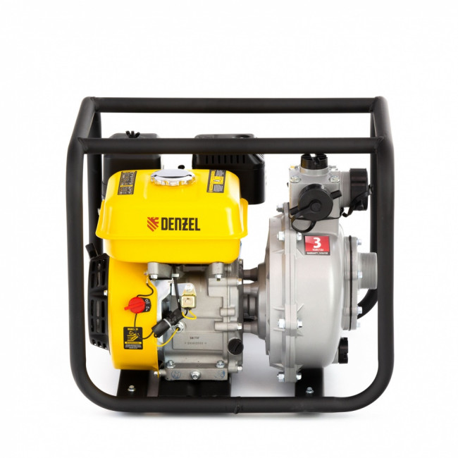Мотопомпа бензиновая высоконапорная PX-50H, 7 л.с, 2", 600 л/мин, глубина 8 м, напор 65 м Denzel ( 99203 ) Мотопомпа бензиновая высоконапорная PX-50H, 7 л.с, 2", 600 л/мин, глубина 8 м, напор 65 м Denzel ( 99203 )