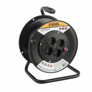 Удлинитель силовой на кабельной катушке, 25 м, 4 розетки, 16 А, серия УХз16 Denzel Удлинитель силовой на кабельной катушке, 25 м, 4 розетки, 16 А, серия УХз16 Denzel