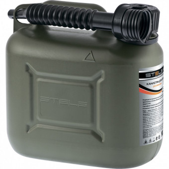 Канистра для ГСМ вертикальная 20 л, пластиковая, усиленная Stels, 53127