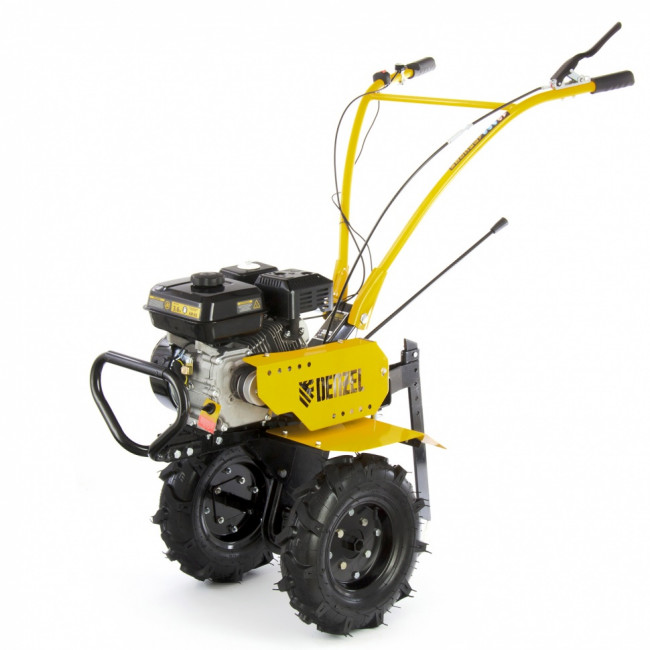 Мотоблок DPT-270, 7 л.с, ременное сцепление, ширина 85 см, глубина 35 см, фрез 3 х 4, ШОМ, передачи 2В/1Н Denzel Мотоблок DPT-270, 7 л.с, ременное сцепление, ширина 85 см, глубина 35 см, фрез 3 х 4, ШОМ, передачи 2В/1Н Denzel