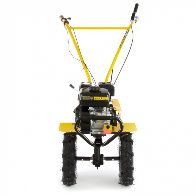 Мотоблок DPT-270, 7 л.с, ременное сцепление, ширина 85 см, глубина 35 см, фрез 3 х 4, ШОМ, передачи 2В/1Н Denzel Мотоблок DPT-270, 7 л.с, ременное сцепление, ширина 85 см, глубина 35 см, фрез 3 х 4, ШОМ, передачи 2В/1Н Denzel