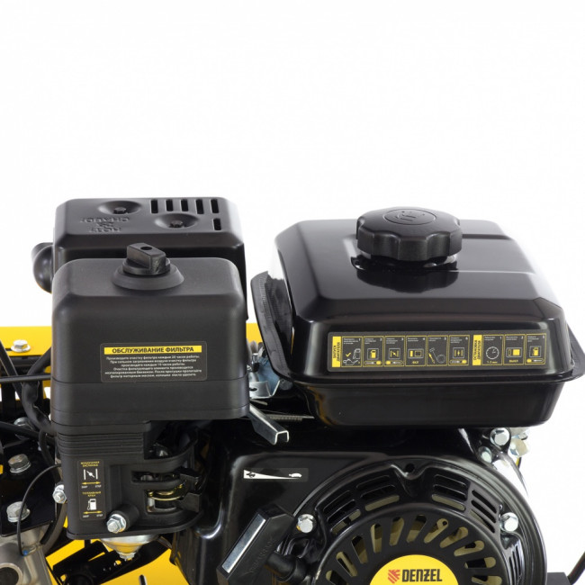 Мотоблок DPT-270, 7 л.с, ременное сцепление, ширина 85 см, глубина 35 см, фрез 3 х 4, ШОМ, передачи 2В/1Н Denzel Мотоблок DPT-270, 7 л.с, ременное сцепление, ширина 85 см, глубина 35 см, фрез 3 х 4, ШОМ, передачи 2В/1Н Denzel