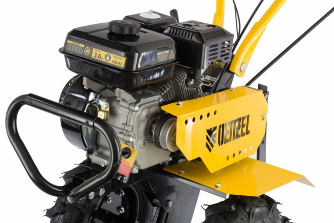 Мотоблок DPT-270, 7 л.с, ременное сцепление, ширина 85 см, глубина 35 см, фрез 3 х 4, ШОМ, передачи 2В/1Н Denzel Мотоблок DPT-270, 7 л.с, ременное сцепление, ширина 85 см, глубина 35 см, фрез 3 х 4, ШОМ, передачи 2В/1Н Denzel