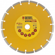 Диск алмазный, отрезной сегментный, 230 х 22.2 мм, сухая резка Denzel