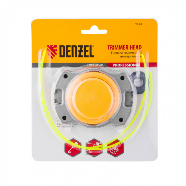 Головка триммерная универсальная алюминий, шайба 8 мм, 10 мм Denzel Головка триммерная универсальная алюминий, шайба 8 мм, 10 мм Denzel