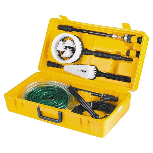 Набор аксессуаров для моек высокого давления (щетки, насадки, коннекторы, шланги) Denzel, ( 58292 ) Набор аксессуаров для моек высокого давления (щетки, насадки, коннекторы, шланги) Denzel, ( 58292 )