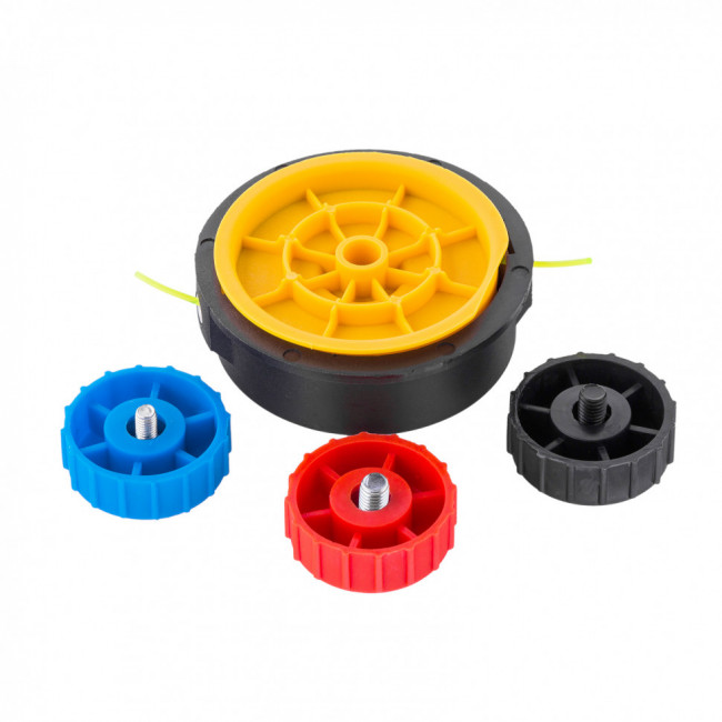 Катушка триммерная полуавтомат, шестигранник HEX х 15/6, болт М6 правый, М8 правый, М8 левый Denzel Катушка триммерная полуавтомат, шестигранник HEX х 15/6, болт М6 правый, М8 правый, М8 левый Denzel