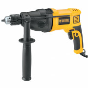 Дрель ударная ID-1050-2, 1050 Вт, 0-3000/0-1100 об/мин, 0-48000/0-17600 уд/мин, 2 скорости Denzel