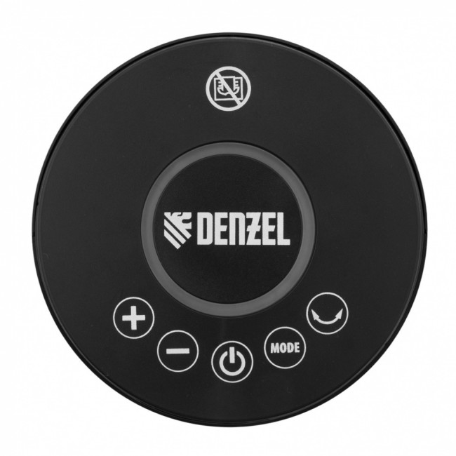 Тепловентилятор электрический керамический DTFC-2000, пульт, 3 режима, вентилятор, нагрев 1000/2000 Вт Denzel ( 96419 )