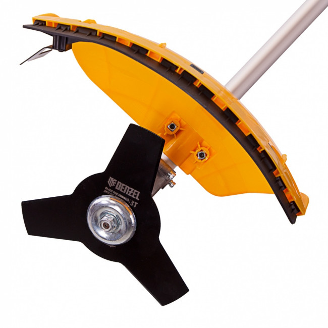 Триммер электрический TE-1220, 1200 Вт, 380 мм, катушка, диск, разборная штанга Denzel ( 96642 )