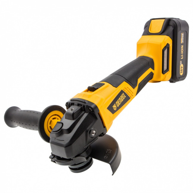 Машина углошлифовальная аккумуляторная BLG-IB-18-125, бесщеточная BLG-IB-18-125, Li-ion, 18 В Denzel ( 27003 ) Машина углошлифовальная аккумуляторная BLG-IB-18-125, бесщеточная BLG-IB-18-125, Li-ion, 18 В Denzel ( 27003 )