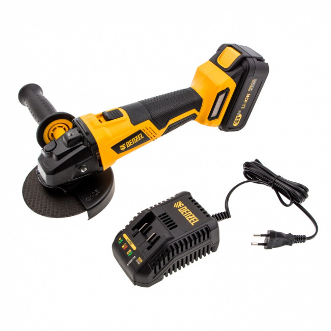 Машина углошлифовальная аккумуляторная BLG-IB-18-125, бесщеточная BLG-IB-18-125, Li-ion, 18 В Denzel ( 27003 ) Машина углошлифовальная аккумуляторная BLG-IB-18-125, бесщеточная BLG-IB-18-125, Li-ion, 18 В Denzel ( 27003 )