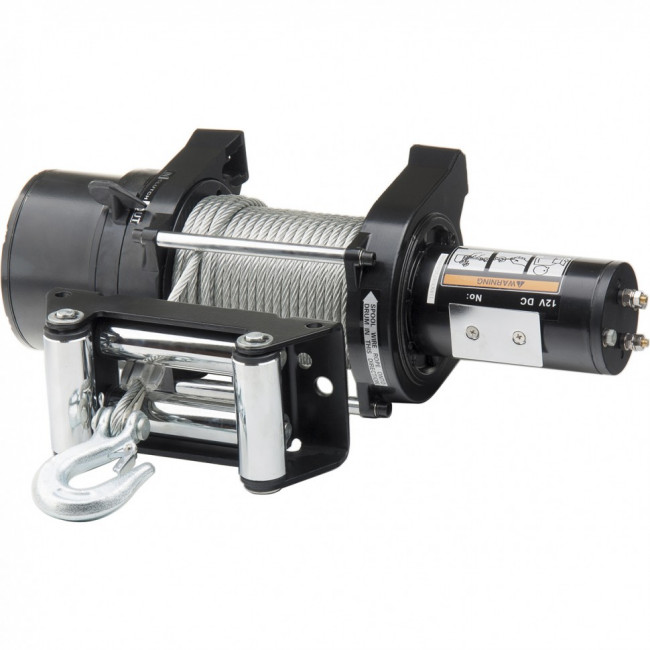 Лебедка автомобильная электрическая LB-4000, 4.5 т, 3.7 кВт, 12 В Denzel