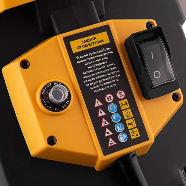 Измельчитель садовый электрический ECS-2700, 2700 Вт, 40 мм Denzel ( 59702 )