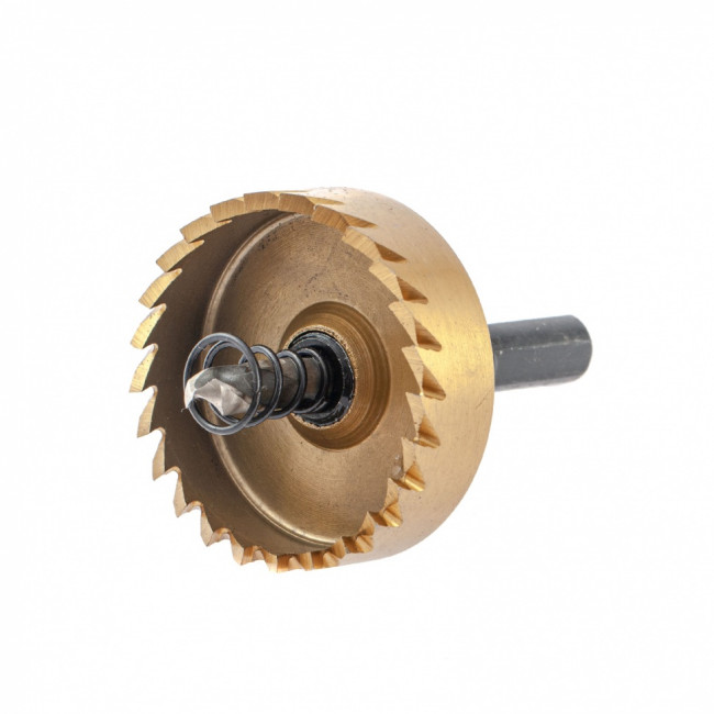 Коронка по металлу HSS, 45 мм, нитридтитановое покрытие Denzel ( 724115 )