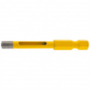 Сверло алмазное по керамограниту, 5 х 35 мм, шестигранный хвостовик Denzel