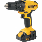 Дрель-шуруповерт аккумуляторная CDL-IB-12-02, Li-Ion, 12 В, 1.5 А*ч, 2 аккумулятора Denzel