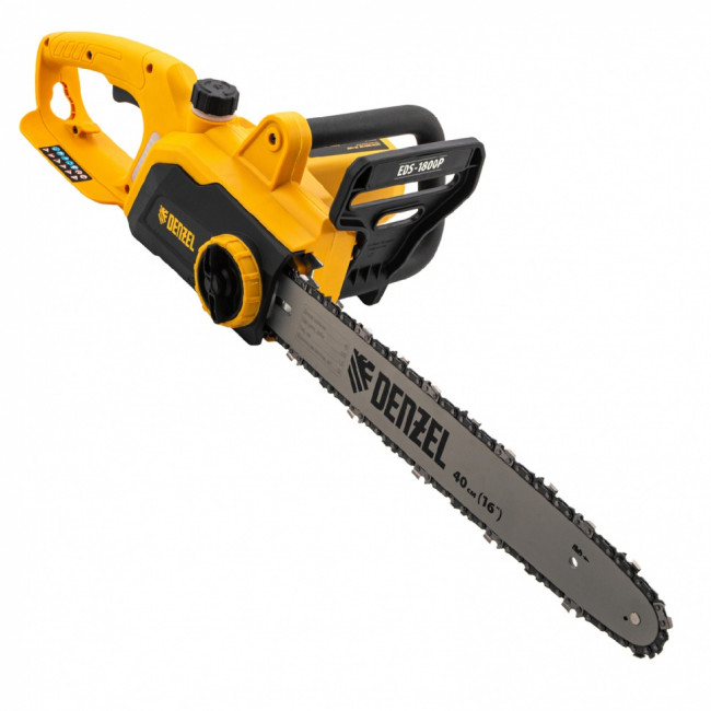 Пила цепная электрическая EDS-1800P, 1.8 кВт,поперечная, шина 40 см, шаг 3/8, паз 1.3 мм, 57 звеньев Denzel ( 95615 )