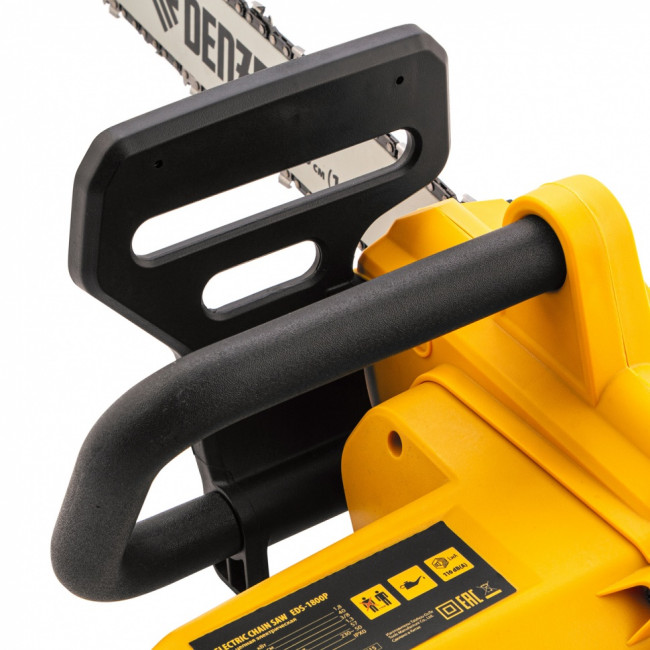 Пила цепная электрическая EDS-1800P, 1.8 кВт,поперечная, шина 40 см, шаг 3/8, паз 1.3 мм, 57 звеньев Denzel ( 95615 )