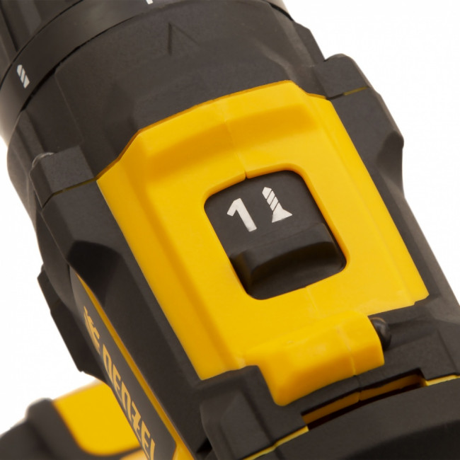 Дрель-шуруповерт аккумуляторная с бесщеточным двигателем BLDL-IB-18-02, Li-Ion, 18 В, 1.5 А/ч, 2 аккумулятора Denzel