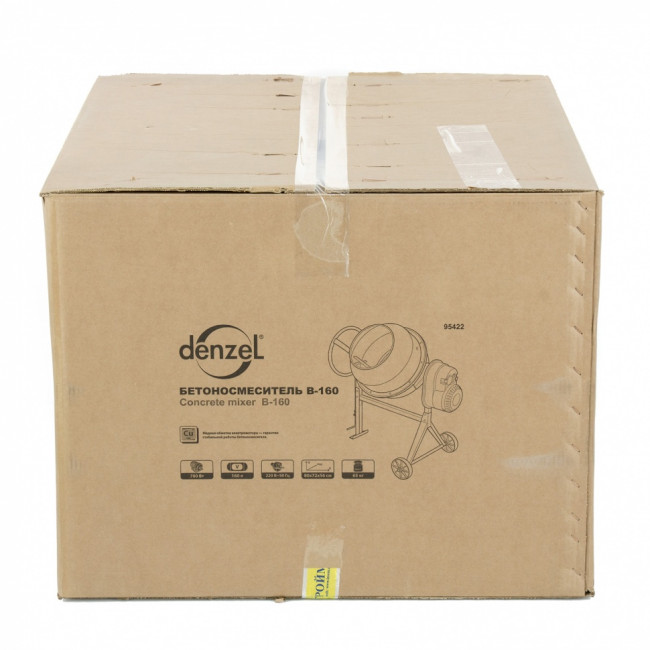 Бетоносмеситель B-160, 700 Вт, 160 л Denzel