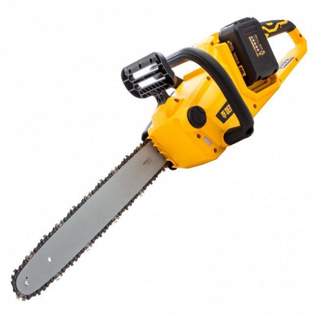 Цепная пила аккумуляторная бесщеточная RCS400-36, Li-ion, 36 В, 4 Ач, шина 400 мм Denzel ( 58610 )