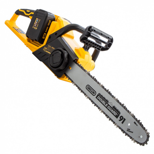 Цепная пила аккумуляторная бесщеточная RCS400-36, Li-ion, 36 В, 4 Ач, шина 400 мм Denzel ( 58610 )