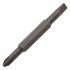 Отвертка комбинированная, SL3/16"-PH1, SL1/4"-PH2, 3-х компонентная рукоятка// Denzel ( 7713381 )