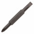 Отвертка комбинированная, SL3/16"-PH1, SL1/4"-PH2, 3-х компонентная рукоятка// Denzel ( 7713381 )
