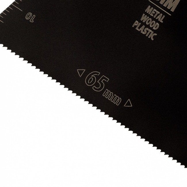 Насадка для МФИ режущая прямая, BiM, по металлу и дереву, 65 x 1.2 мм, мелкий зуб Denzel ( 782303 ) Насадка для МФИ режущая прямая, BiM, по металлу и дереву, 65 x 1.2 мм, мелкий зуб Denzel ( 782303 )