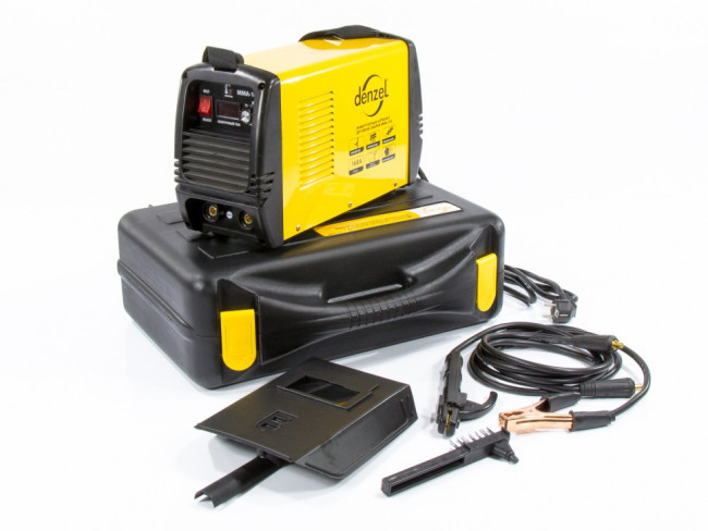 Аппарат инверторный дуговой сварки ММА-160,160 А, ПВР 60%, D 1.6-4 мм Denzel Аппарат инверторный дуговой сварки ММА-160,160 А, ПВР 60%, D 1.6-4 мм Denzel