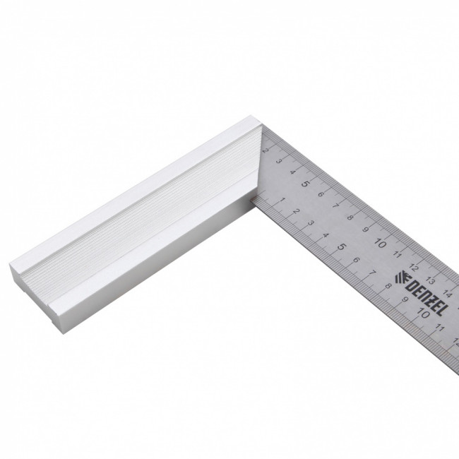 Угольник стальной 250 мм, нержавеющая сталь, градуировка, алюминиевое основание Denzel ( 32396 ) Угольник стальной 250 мм, нержавеющая сталь, градуировка, алюминиевое основание Denzel ( 32396 )