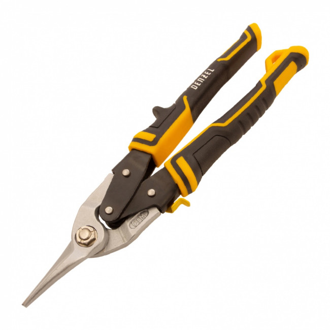 Ножницы по металлу, 270 мм, прямой рез, сталь-CrMo, трехкомпонентные рукоятки Denzel ( 78370 ) Ножницы по металлу, 270 мм, прямой рез, сталь-CrMo, трехкомпонентные рукоятки Denzel ( 78370 )