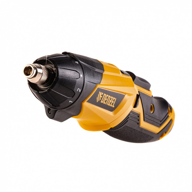 Отвертка аккумуляторная CSL-3.6-01, Li-Ion, 3.6 В, 1.3 А*ч, 200 об/мин, с аксессуарами Denzel