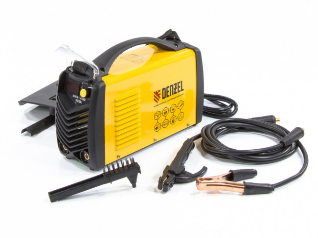 Аппарат инверторный дуговой сварки ММА-160ID, 160 А, ПВР 60%, диаметр электрода 1.6-3.2 мм, провод 2 м Denzel Аппарат инверторный дуговой сварки ММА-160ID, 160 А, ПВР 60%, диаметр электрода 1.6-3.2 мм, провод 2 м Denzel