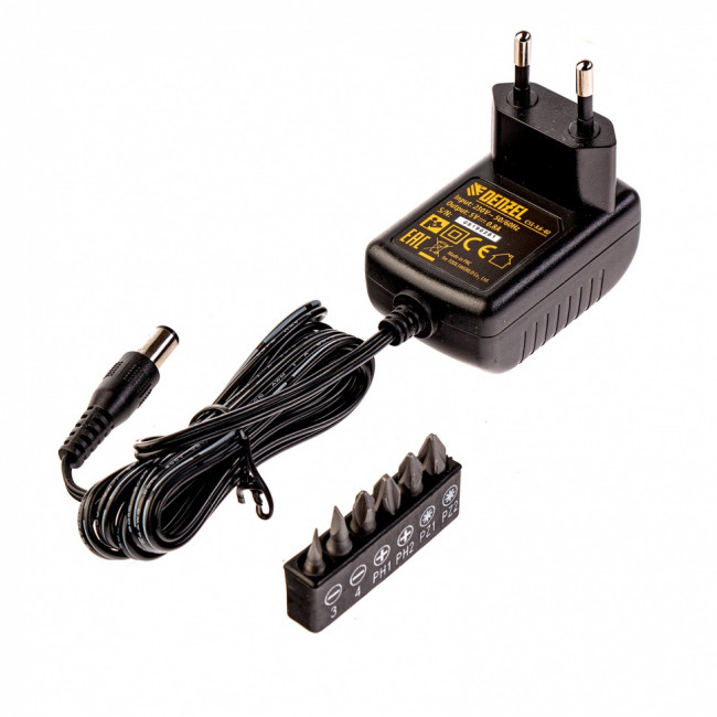 Отвертка аккумуляторная CSL-3.6-02, Li-Ion, 3.6 В, 1.3 А*ч, в блистере Denzel Отвертка аккумуляторная CSL-3.6-02, Li-Ion, 3.6 В, 1.3 А*ч, в блистере Denzel