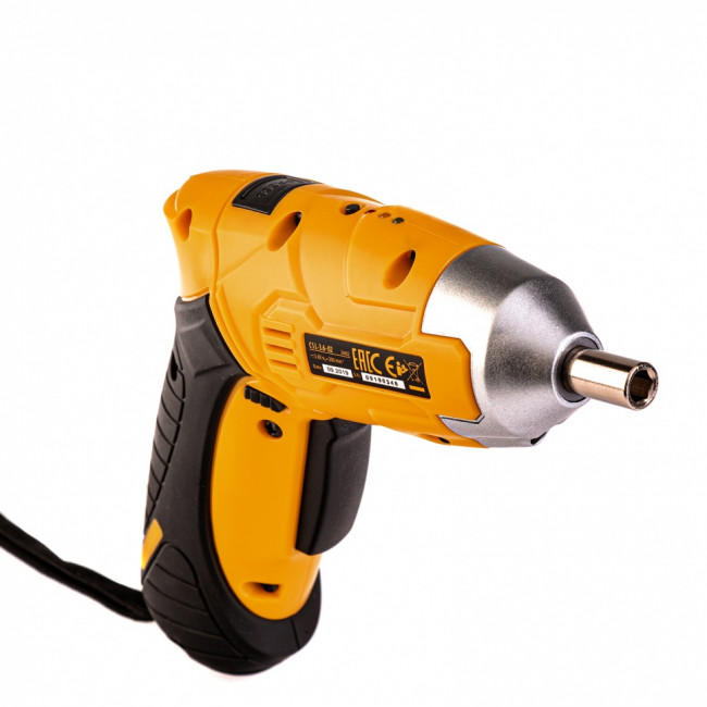 Отвертка аккумуляторная CSL-3.6-02, Li-Ion, 3.6 В, 1.3 А*ч, в блистере Denzel Отвертка аккумуляторная CSL-3.6-02, Li-Ion, 3.6 В, 1.3 А*ч, в блистере Denzel