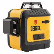 Лазерный уровень мультипризменный LX 360-3 Red, 30 м, 635 нм, аккумулятор Li 2800 мАч, резьба 5/8" Denzel ( 35077 )