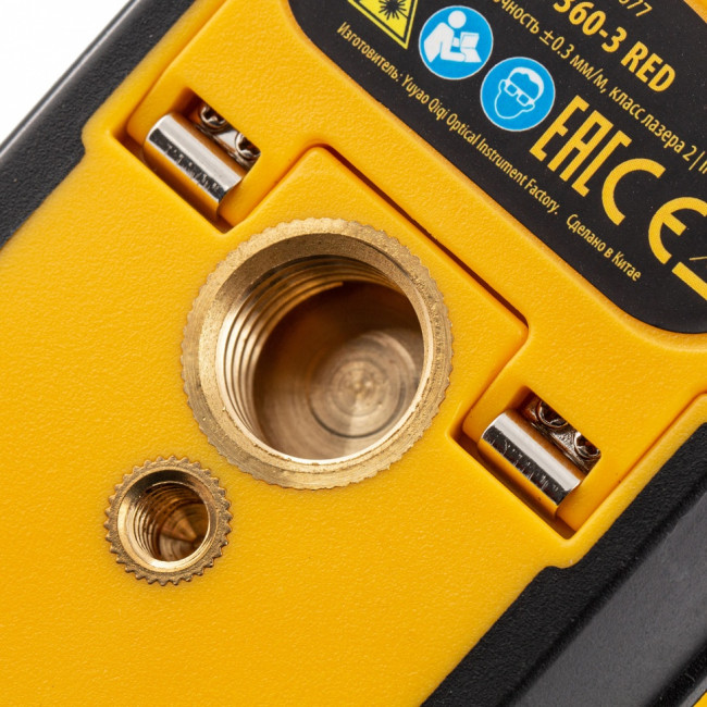 Лазерный уровень мультипризменный LX 360-3 Red, 30 м, 635 нм, аккумулятор Li 2800 мАч, резьба 5/8" Denzel ( 35077 ) Лазерный уровень мультипризменный LX 360-3 Red, 30 м, 635 нм, аккумулятор Li 2800 мАч, резьба 5/8" Denzel ( 35077 )