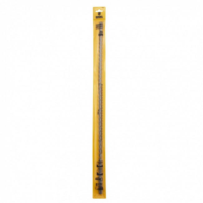 Бур по бетону, двойная спираль, три пылеотводящие кромки, 10 x 600 мм DENZEL ( 705022 )