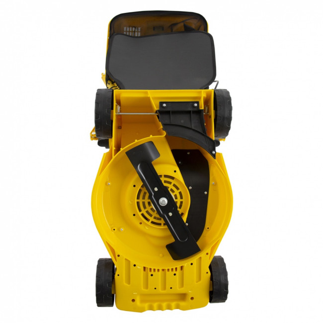 Газонокосилка электрическая GM-1200, 1200 Вт, ширина 32 см, 3 уровня, травосборник 25 л. Denzel