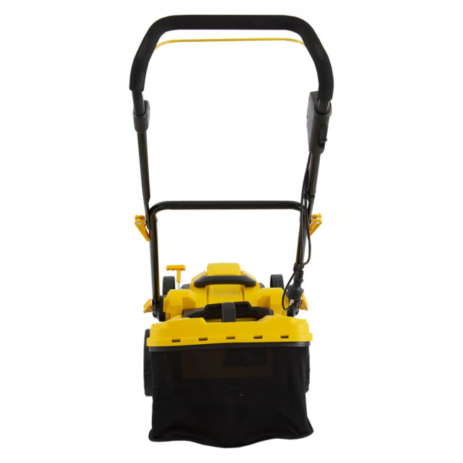 Газонокосилка электрическая GM-2000, 2000 Вт, ширина 43 см, 6 уровней, травосборник 45 л. Denzel