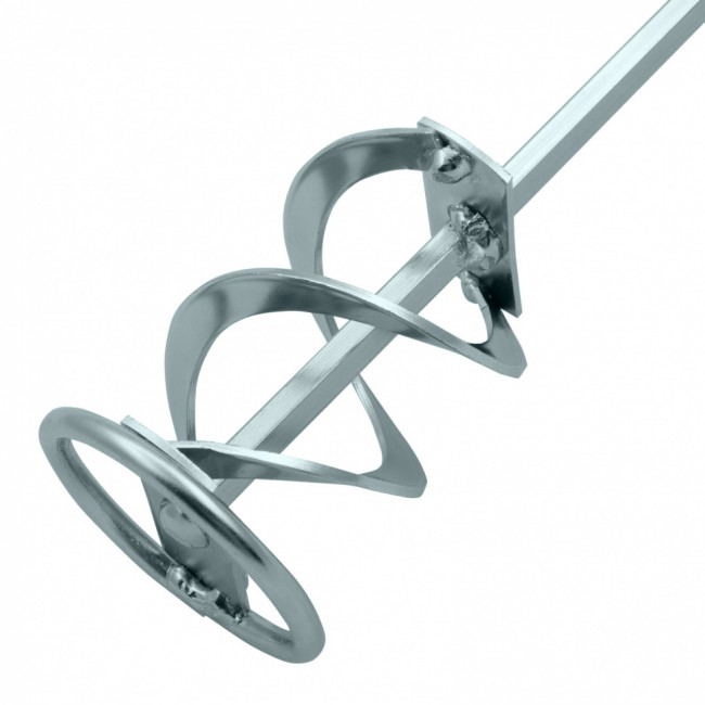 Миксер для красок и штукатурных смесей, 60 х 400 мм, оцинкованный, шестигранный хвостовик 8 мм Denzel ( 848437 ) Миксер для красок и штукатурных смесей, 60 х 400 мм, оцинкованный, шестигранный хвостовик 8 мм Denzel ( 848437 )