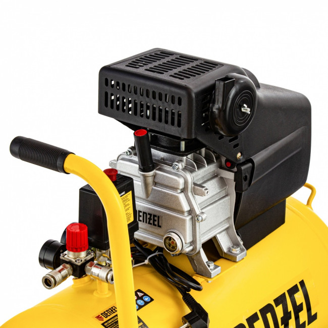 Компрессор воздушный прямой привод DC1700/50, 1.7 кВт, 50 литров, 260 л/мин Denzel ( 58164 )